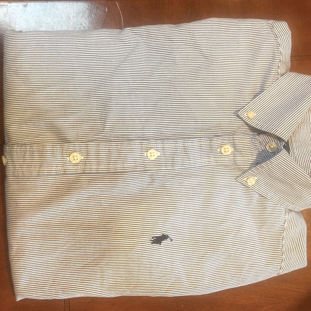 Ralph Lauren. Button down shirt. Size 10-12 boys